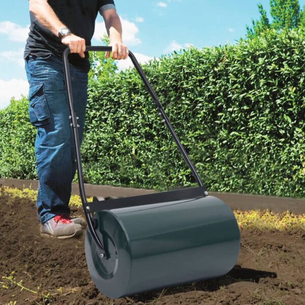 vidaXL Nurmikkojyrä vihreä ja musta 63 cm 50 l