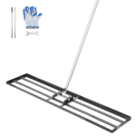 10 x 48 tuuman nurmikon tasoitusharava, 83,9 tuuman säädettävä kahva, pihan golfkentälle