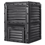 Puutarhakompostiastia 80 gallonaa, BPA-vapaa kompostori, suurikapasiteettinen ulkokompostiastia yläkannella ja alakannella, helppo koota, kevyt, nopea hedelmällisen maaperän luonti