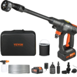 Korkeapaineinen langaton pesuri, kannettava vesisuihku, auton pistooli, 652 PSI