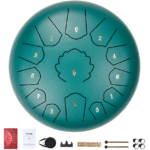 Teräksinen kielirumpu 12 tuumaa 13 nuotin saderumpu ulkokäyttöön C-duuri vihreä