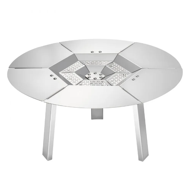 Nuotiopaikan lämmönohjain Solo Stove Yukon -uunille, 508 mm, ruostumaton teräs