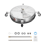 18" painepesuri, pinnanpuhdistuslaite, 4 pyörää, 4000 PSI, 2 pidennettyä sauvaa