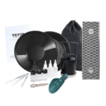 Kullanhuuhdontasarja minikokoisella sulkulaatikolla, 12" alumiiniset kullankaivuulaitteet, 16-osainen kullankaivusarja kultapannulla, luokitteluseulalla, erotusmagneetilla, kiristysnyörillä suljettavalla repulla ja lisävarusteilla