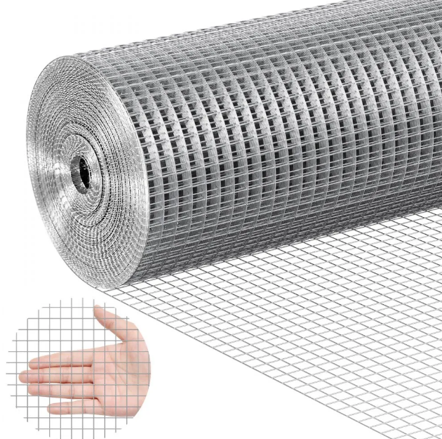 Rautaverkkokangas 1/2" 48in x 100ft 19 Ga metalliverkkoa rulla kanaverkkoaita