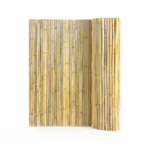 Luonnonvalssattu bambuaita, bambupaneeli, 1,2 m korkeus x 1,8 m pituus x 1,9 m syvyys.