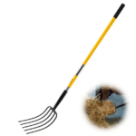 5-piikkinen puutarhahaarukka, lasikuitukahva, 57 tuuman lapiohaarukka, raskaaseen käyttöön