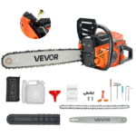 62cc bensiinimoottorisaha 3,6 hv bensiinikäyttöinen 20 tuuman moottorisaha puun leikkaamiseen