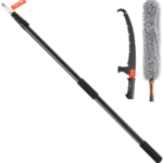 Manuaalinen oksasaha, 1,5–6,1 m jatkettava puunoksasaksi, terävä terästerä korkeiden oksien leikkaamiseen, kevyt alumiiniseoskahva ja šenilleharja, palmujen ja pensaiden leikkaamiseen