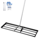 10 x 36 tuuman nurmikon tasoitusharava, 83,9 tuuman säädettävä kahva, pihan golfkentälle