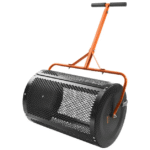 61 cm kompostilevitin turvelevitin rullalevitin nurmikonlevitin musta