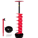 Jääkaira, halkaisijaltaan 8 tuumaa nailonista valmistettu jääkaira, pituus 39 tuumaa, jääkairan terä ja 11,8 tuuman jatkovarsi, jääkairan terä ja pora-adapteri, ylälevy ja teränsuojus pilkkimiseen ja jääkairaukseen