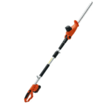 20 V:n akkukäyttöinen pensasleikkuri, teleskooppivarsi ja 18 tuuman terä