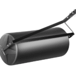 Hinattava nurmikkojyrä, 180 kg:n hiekalla/vedellä täytetty pihajyrä, LLDPE-rumpu ja teräsrunkoinen nurmikkojyrä helposti käännettävällä tulpalla, hinaus traktorin tai mönkijän perässä nurmikolle, puutarhaan, maatilalle, puistoon, musta