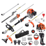 6-in-1 Monitoimiset Leikkaustyökalut Kaasukäyttöinen Pensasleikkuri 43CC Rikkakasvien Syöjä