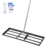 10x30 tuuman nurmikon tasoitusharava, 83,9 tuuman säädettävä kahva, pihan golfkentälle