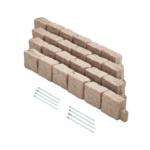 Keinokivinen maisemareunus 46,8x3,9 tuumaa, haalistumaton nurmikon reunus