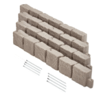 Keinokivinen maisemareunus 46,8x3,9 tuumaa Nurmikon reunus, haalistumaton