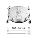 15" painepesuri, pinnanpuhdistuslaite, 4 pyörää, 4000 PSI, 2 pidennettyä sauvaa