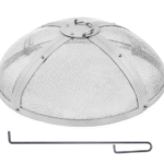 Nuotiopaikan kipinäsuoja, pyöreä 20", vahvistettu, kestävä teräskansi, ulkotulisijan kansi, helposti avattava, pyöreä yläsuoja, rengaskahva ulkopatioiden nuotiopaikoille ja takapihalleNuotiopaikan kipinäsuoja, pyöreä 20", vahvistettu, kestävä teräskansi, ulkotulisijan kansi, helposti avattava, pyöreä yläsuoja, rengaskahva ulkopatioiden nuotiopaikoille ja takapihalle