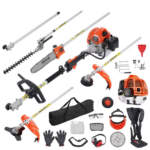 6-in-1 Monitoimiset Leikkaustyökalut Kaasukäyttöinen Pensasleikkuri 33CC Rikkakasvien Syöjä