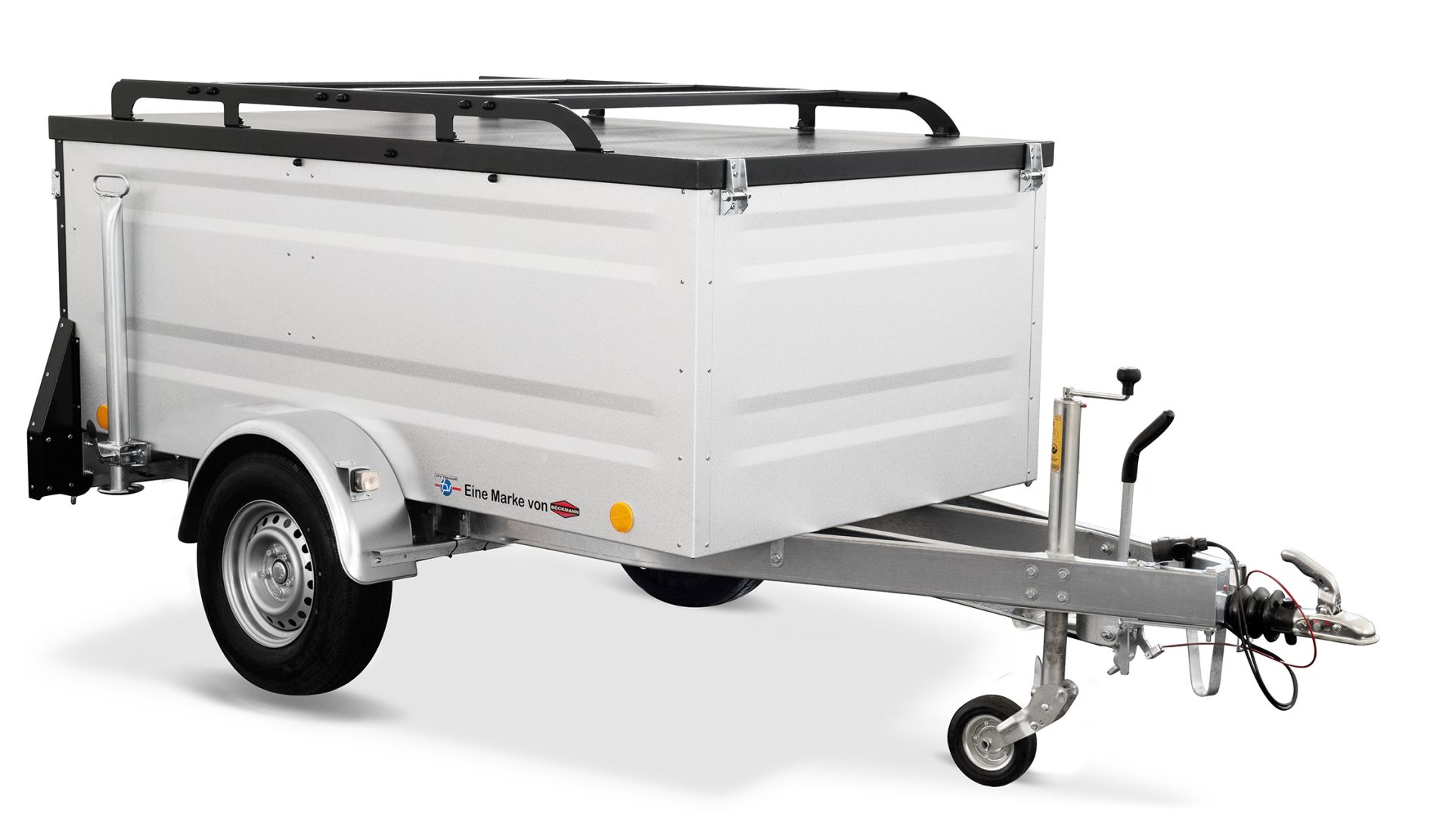 TPV Kofferanhänger 1300kg KT-EB3 Geschlossen Gebremst Alu-Zink