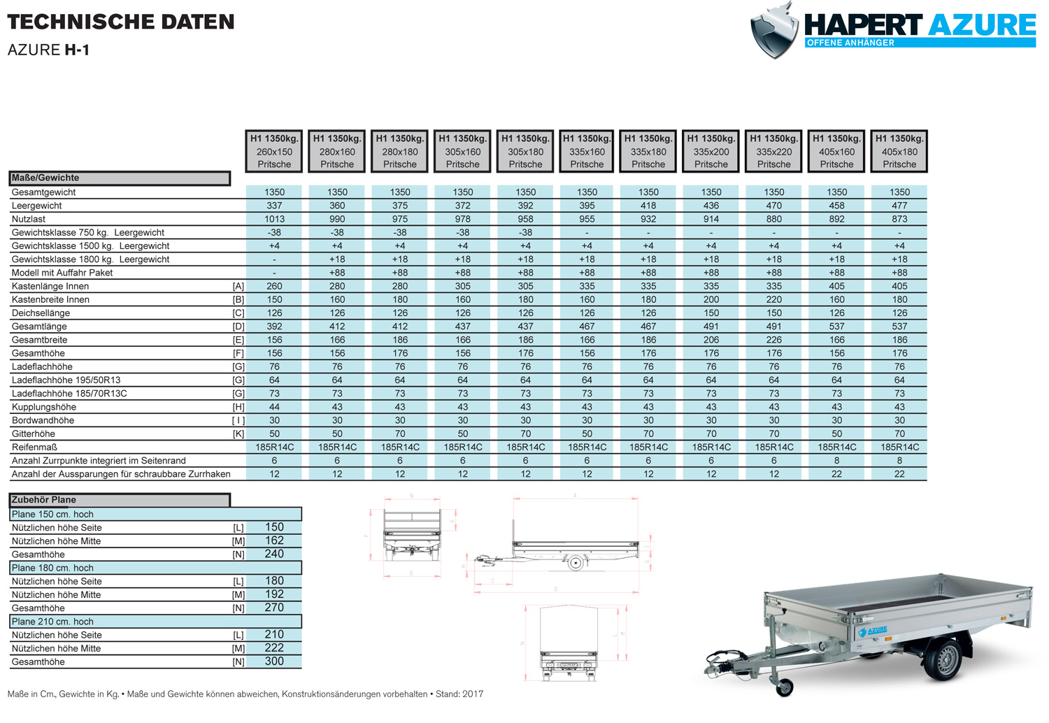 Hapert Azure H-1 - 1500 - 2600 x 1500 – niedriges Fahrwerk - Image 4