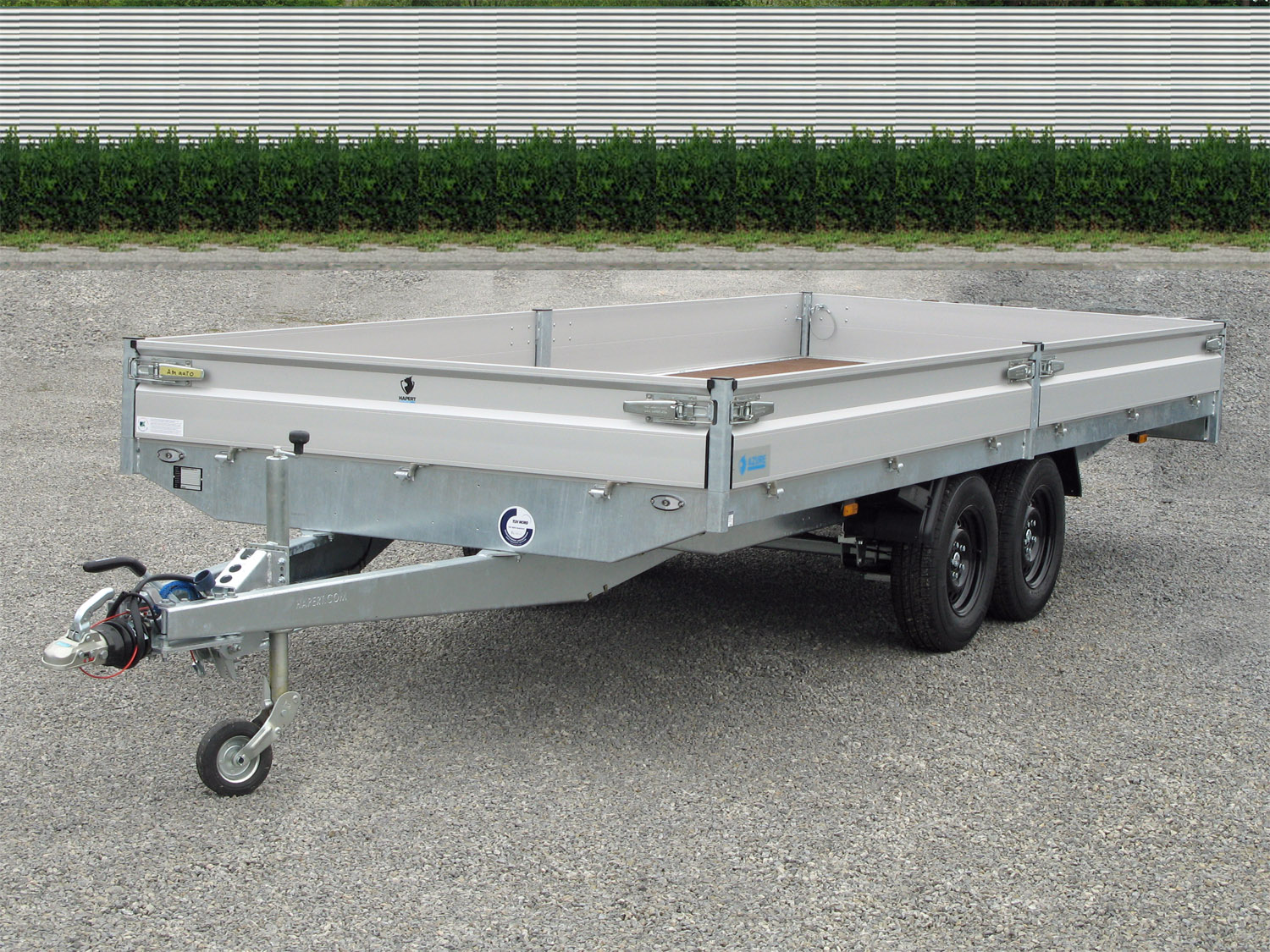 Hapert Azure H-2 - 3500 - 6050 x 2400 Parabelfederung – Niedriges Fahrwerk