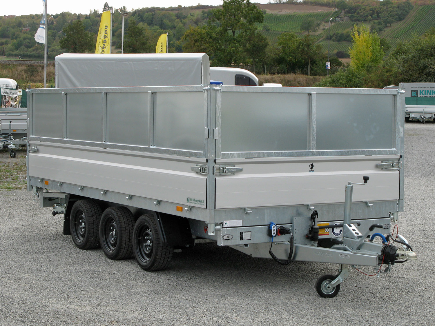 Hapert Cobalt HM-3 - 3500 3 Achs Multi Ferro Stahlblechaufsatz 600 mm, 400 mm Alu BW - Image 3