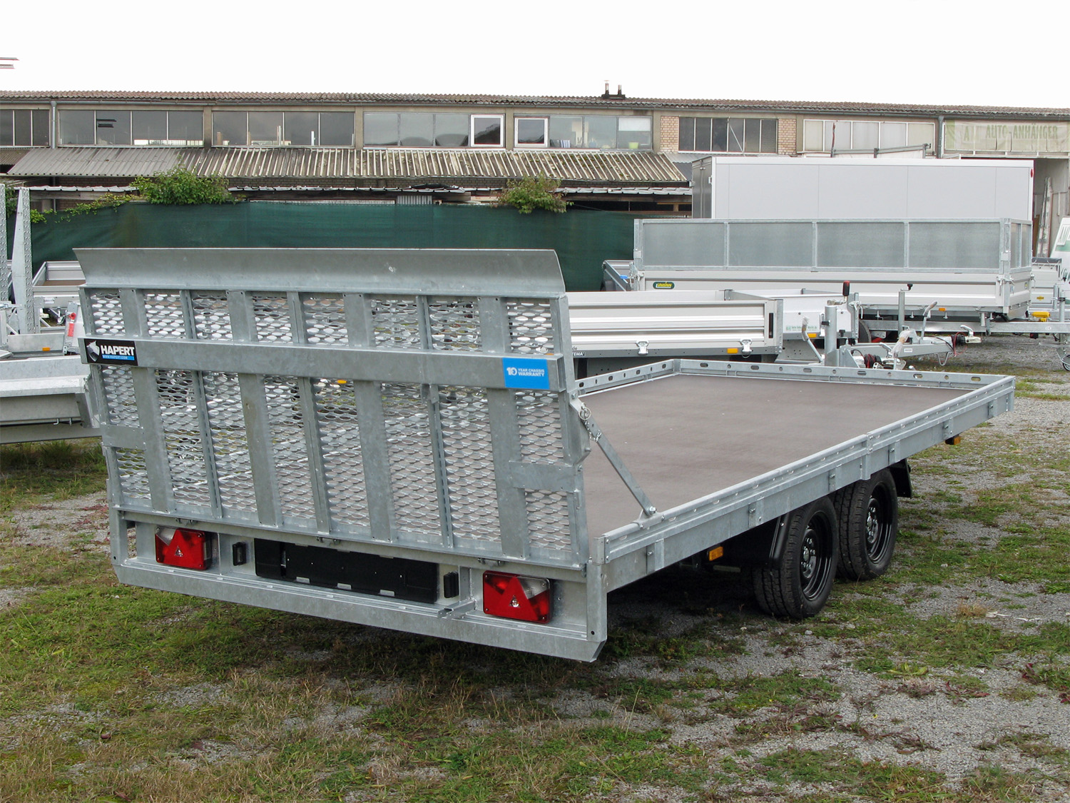 Hapert Indigo HT-2 - 3500 - 4550 x 2000 Kipphydraulik, Parabelfederung, Reling, Rampe - Image 4