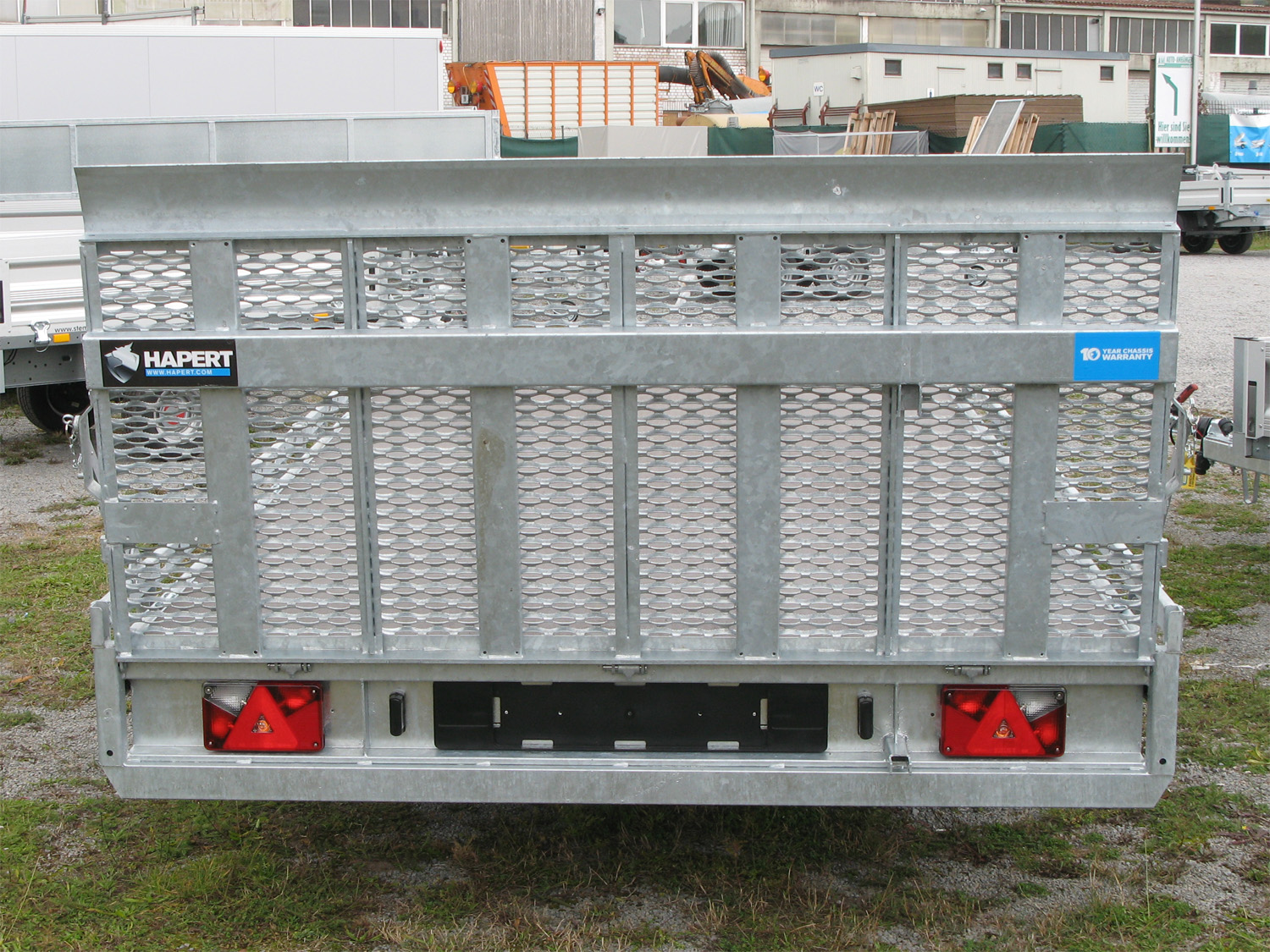 Hapert Indigo HT-2 - 3500 - 4550 x 2000 Kipphydraulik, Parabelfederung, Reling, Rampe - Image 5