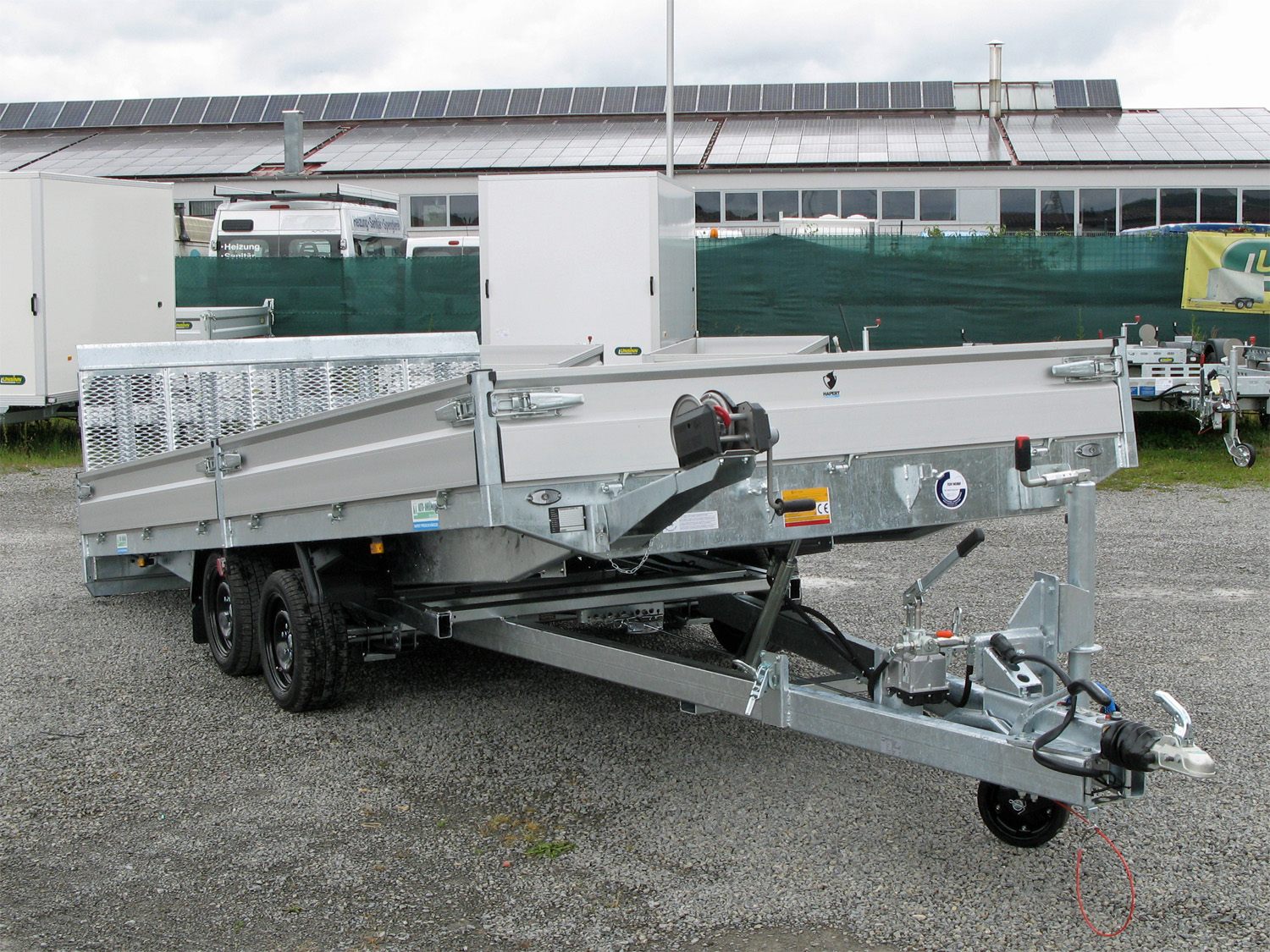 Hapert Indigo HT-2 - 3500 - 5050 x 2210 Kipphydraulik, Parabelfederung, Bordwände Rampe - Image 2