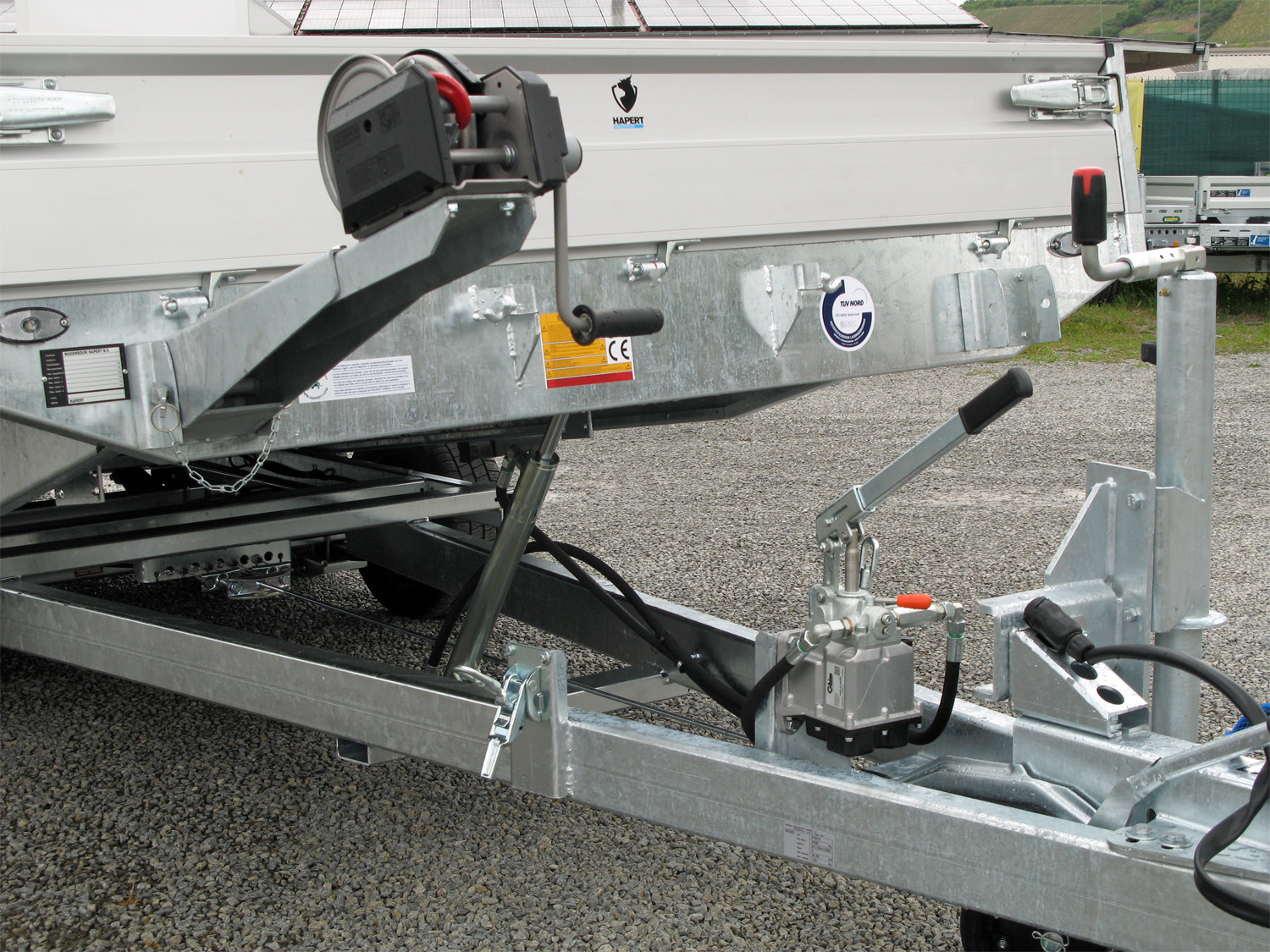 Hapert Indigo HT-2 - 3500 - 5050 x 2210 Kipphydraulik, Parabelfederung, Bordwände Rampe - Image 5