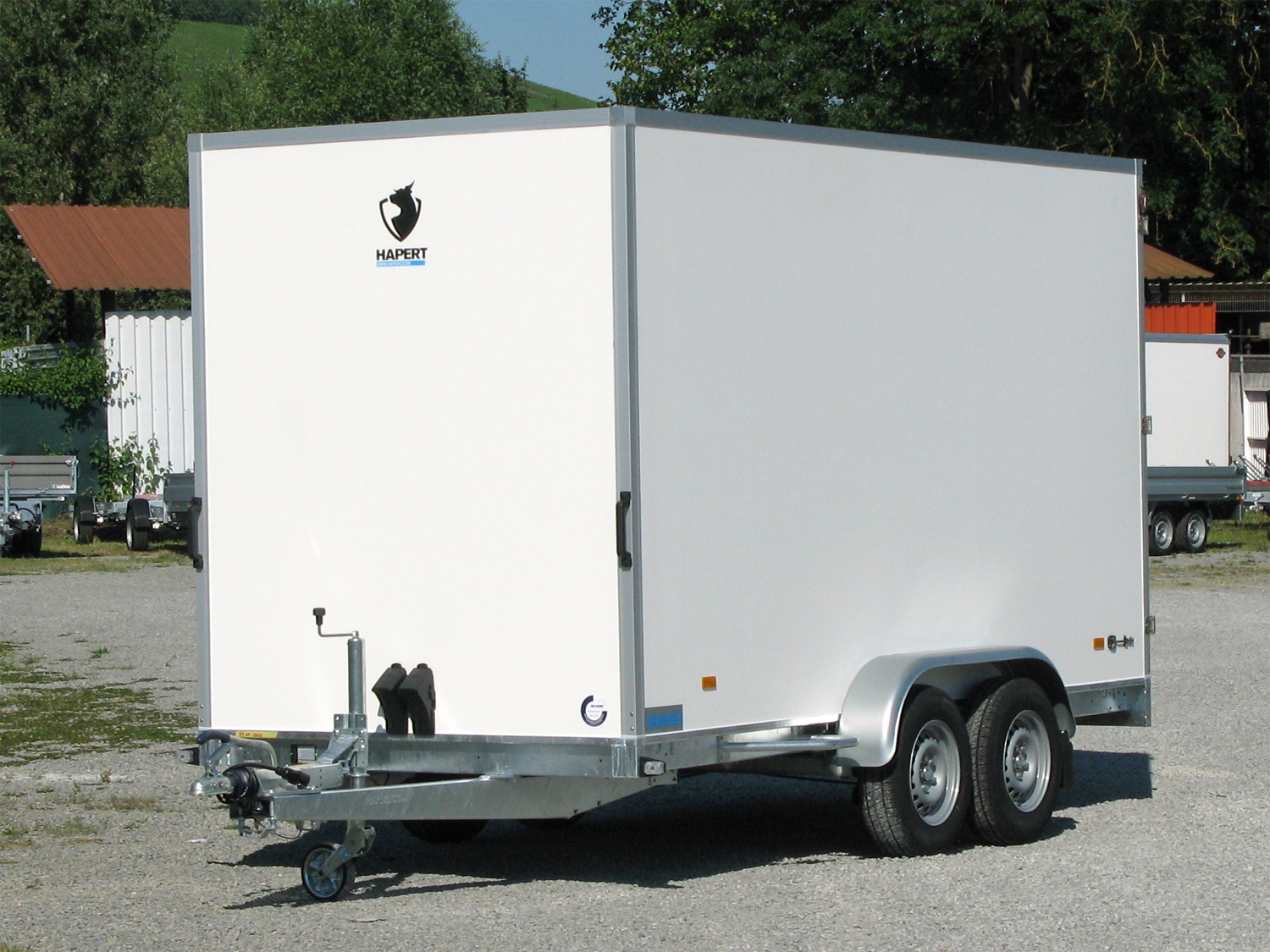 Hapert Sapphire L-2 - 3500 Tieflader-Koffer | 2 Hecktüren | Robuste Konstruktion