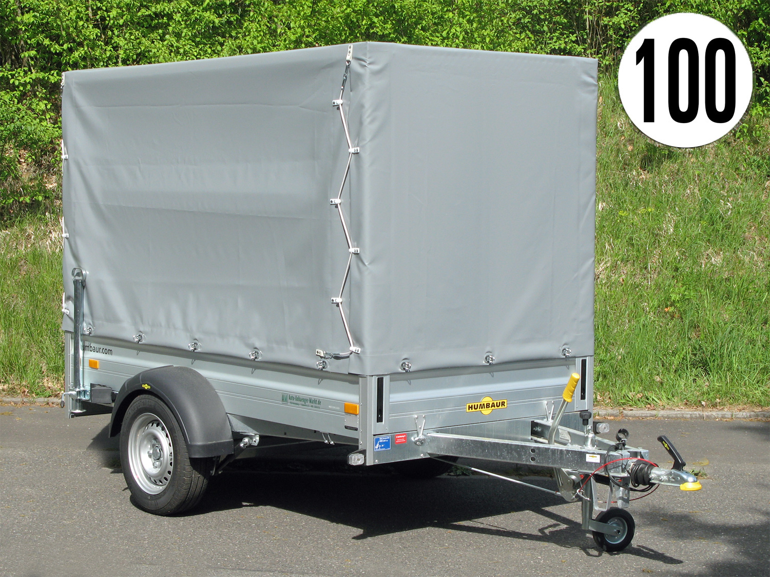 Humbaur HA132513 KV 100 km/h Planenfarbe und Höhe nach Wahl