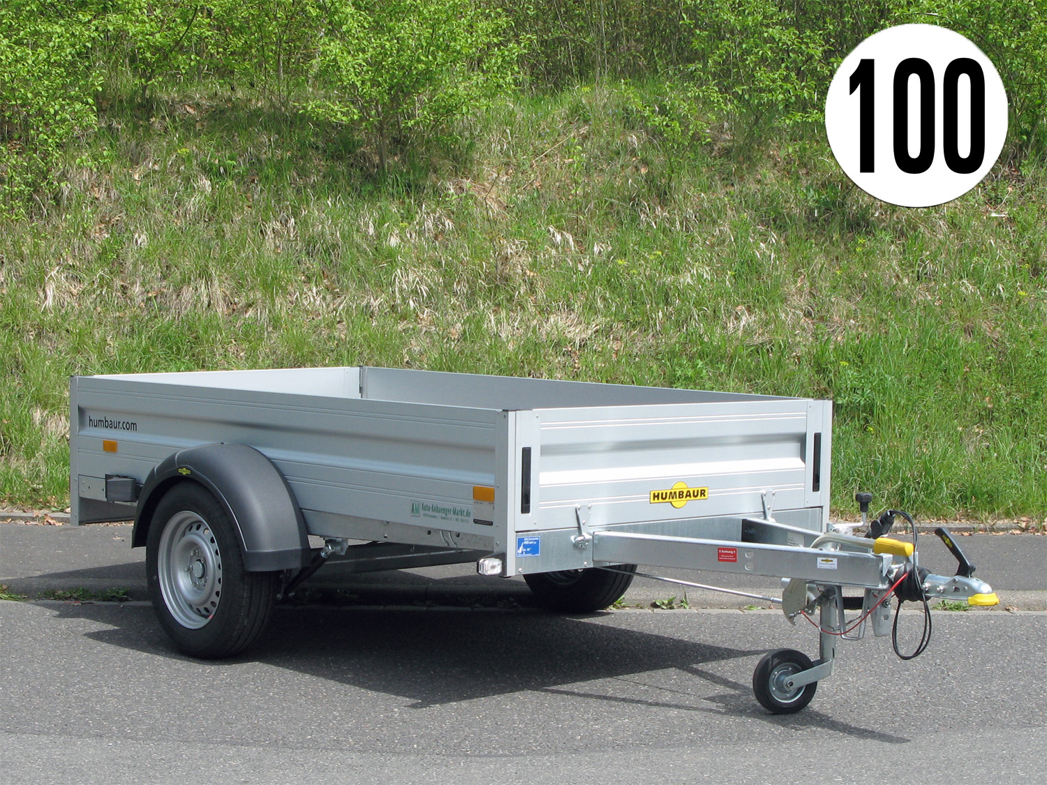 Humbaur HA132513 KV 100 km/h klappbare Vorderwand