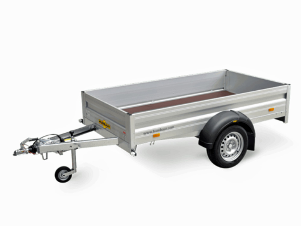 Humbaur HA752113 KV/G Gebremst, mit Klappe vorne