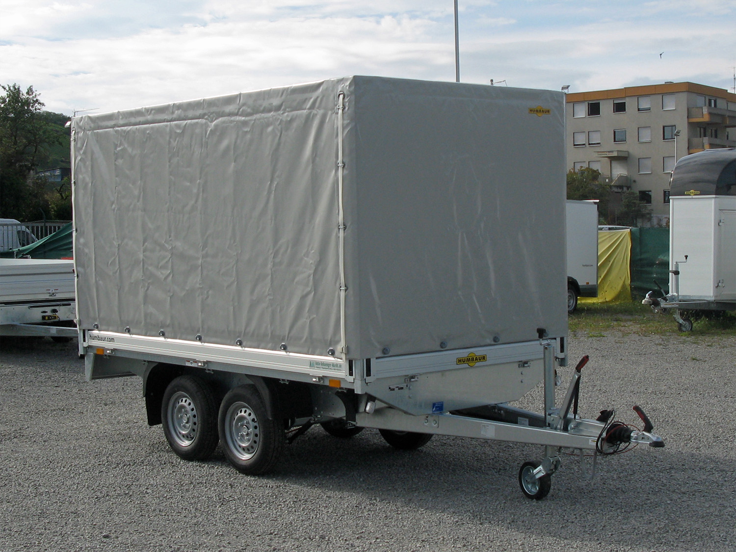 Humbaur HT203116 Planenaufbau LH 1600 mm – Grau