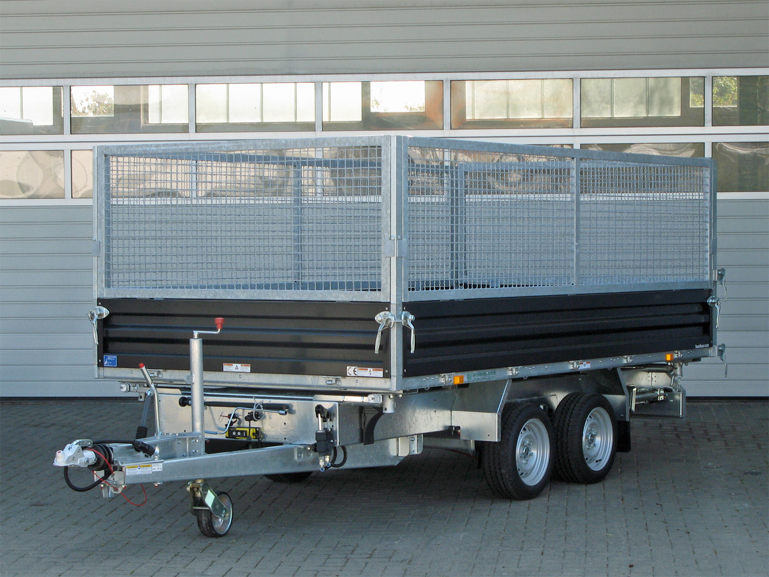 Humbaur HTK 3500.37 STAHL E-Pumpe - Gitteraufsatz 800 mm