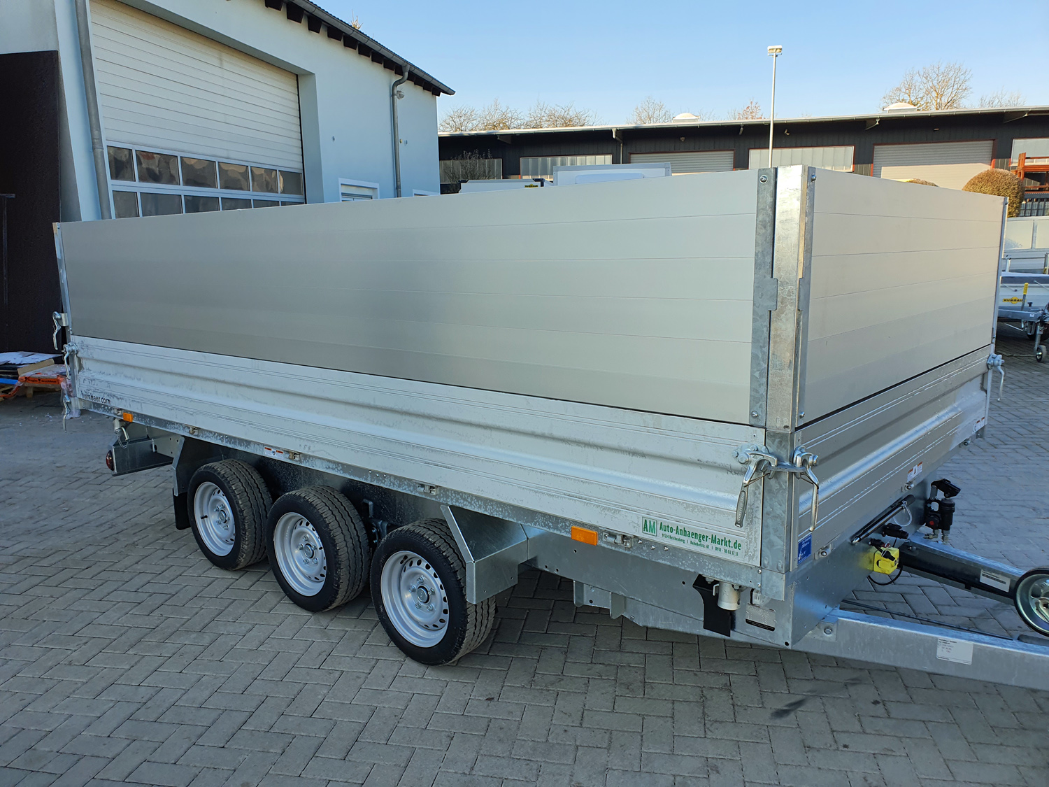 Humbaur HTK 3500.41 ALU Tridem Alu Bordwandaufsatz 600 - Image 5