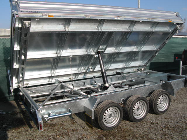 Humbaur HTK 3500.41 ALU Tridem Alu Bordwandaufsatz 600 - Image 3