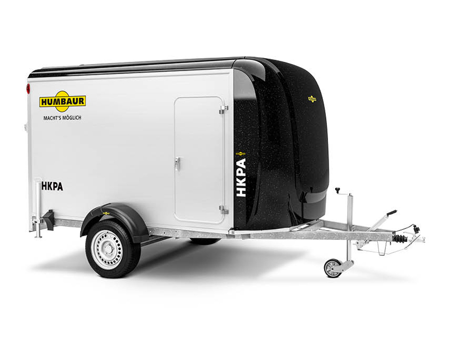 Humbaur HKPA 153217 Aerodynamischer Polybug | Aluminium-Aufbau | Airlineschienen