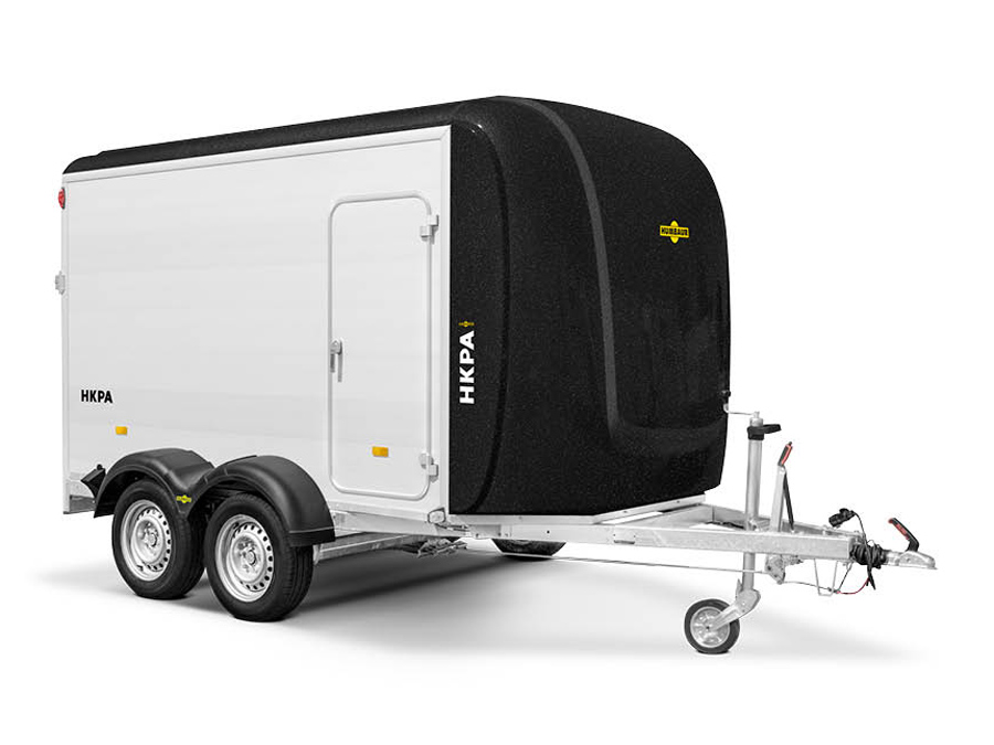 Humbaur HKPA 263217 Aerodynamischer Polybug | Aluminium-Aufbau | Airlineschienen