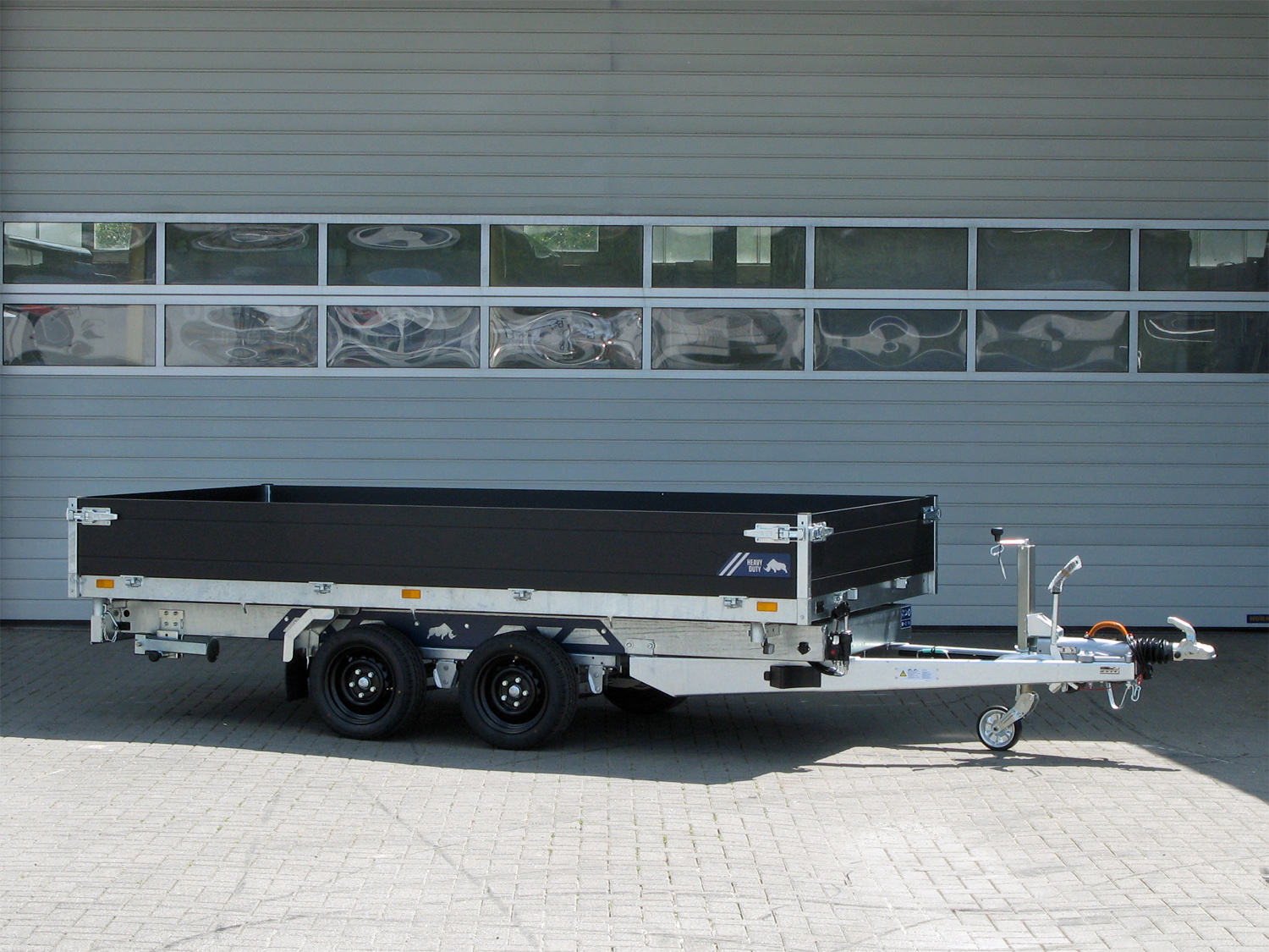 Saris K3 356 184 3500 2 HD E Profi Heavy Duty Rampen, Stützen, Nothandpumpe