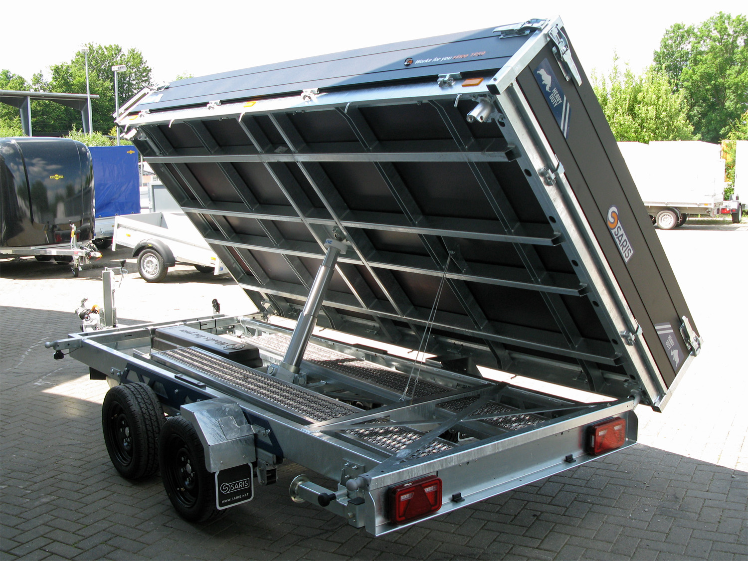 Saris K3 356 184 3500 2 HD E Profi Heavy Duty Rampen, Stützen, Nothandpumpe - Image 4