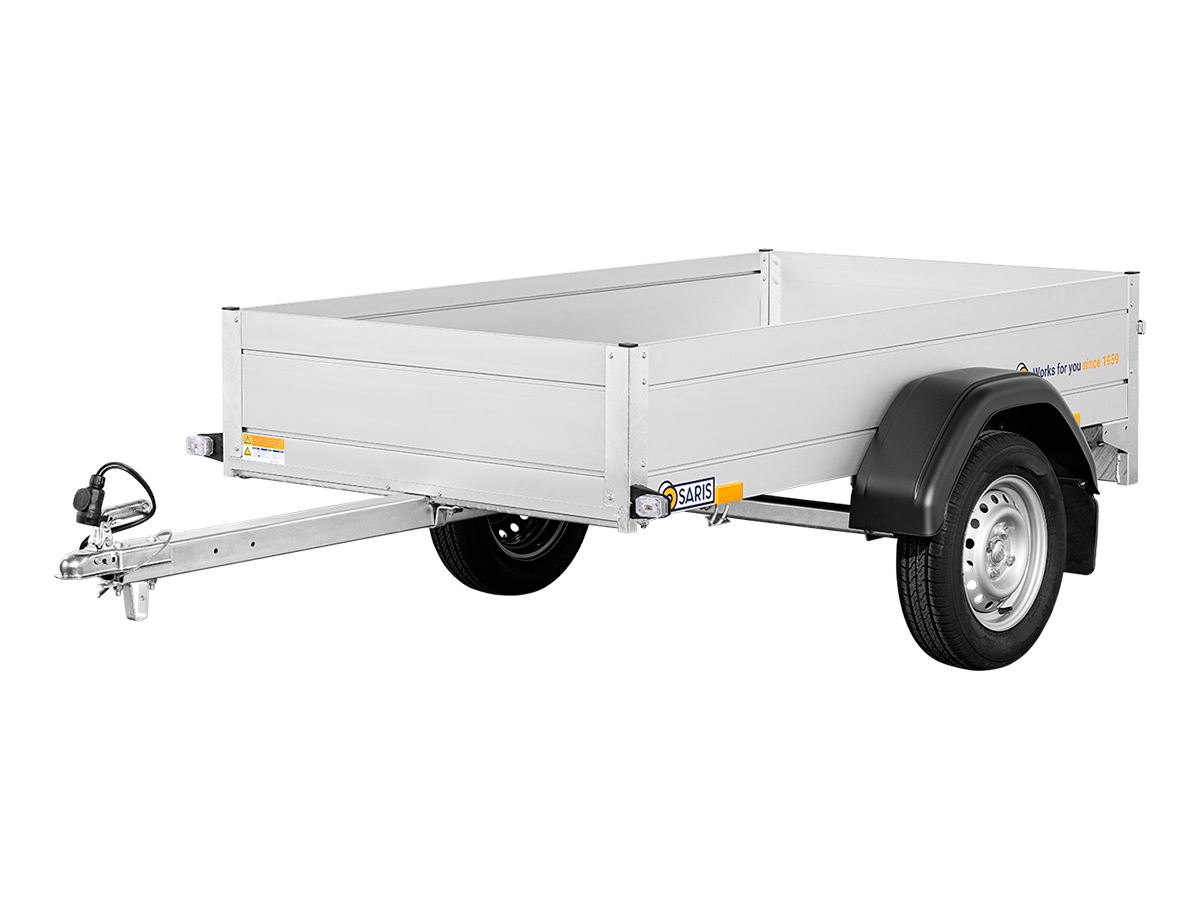 Saris MC 255 133 750 1 Kastenanhänger mit Mehrkammer-Aluminium-Bordwänden