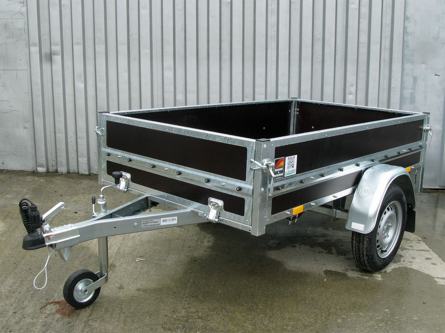 STEMA HZ 7.5-20-12.1 C Woodoxx Holzanhänger mit 40 cm Bordwandhöhe