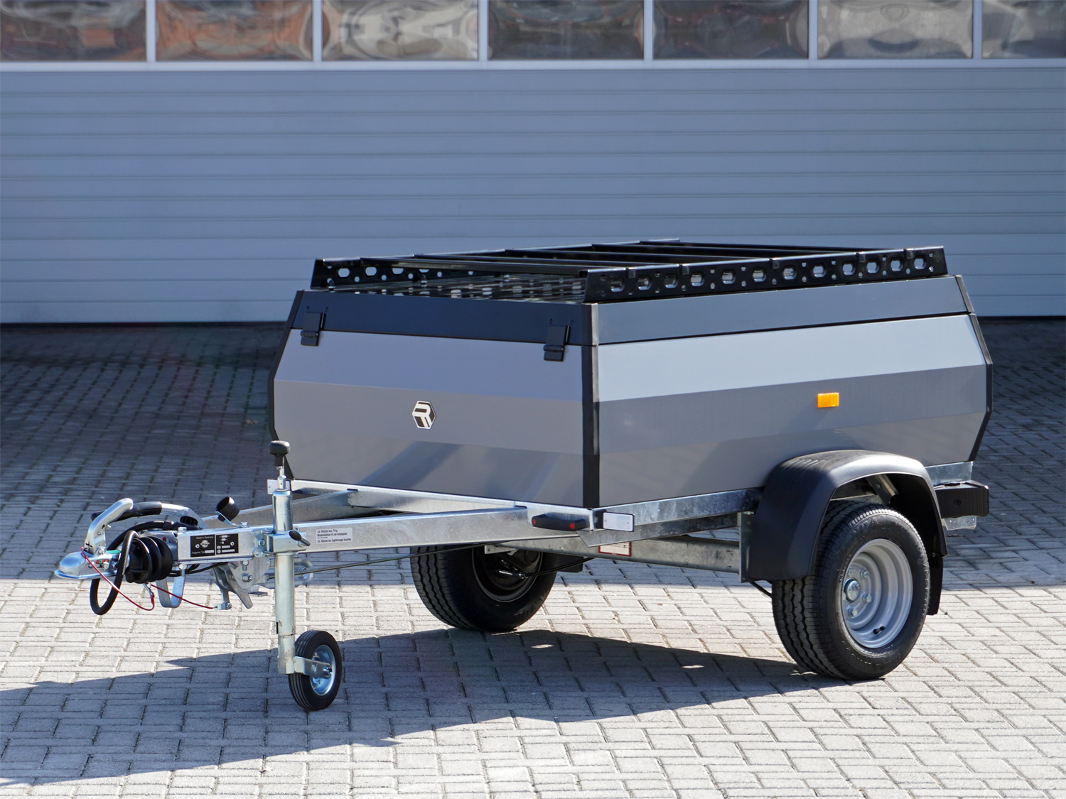 Stema RETRO ACTIVE Staubgrau mit Deckel inkl. Reling