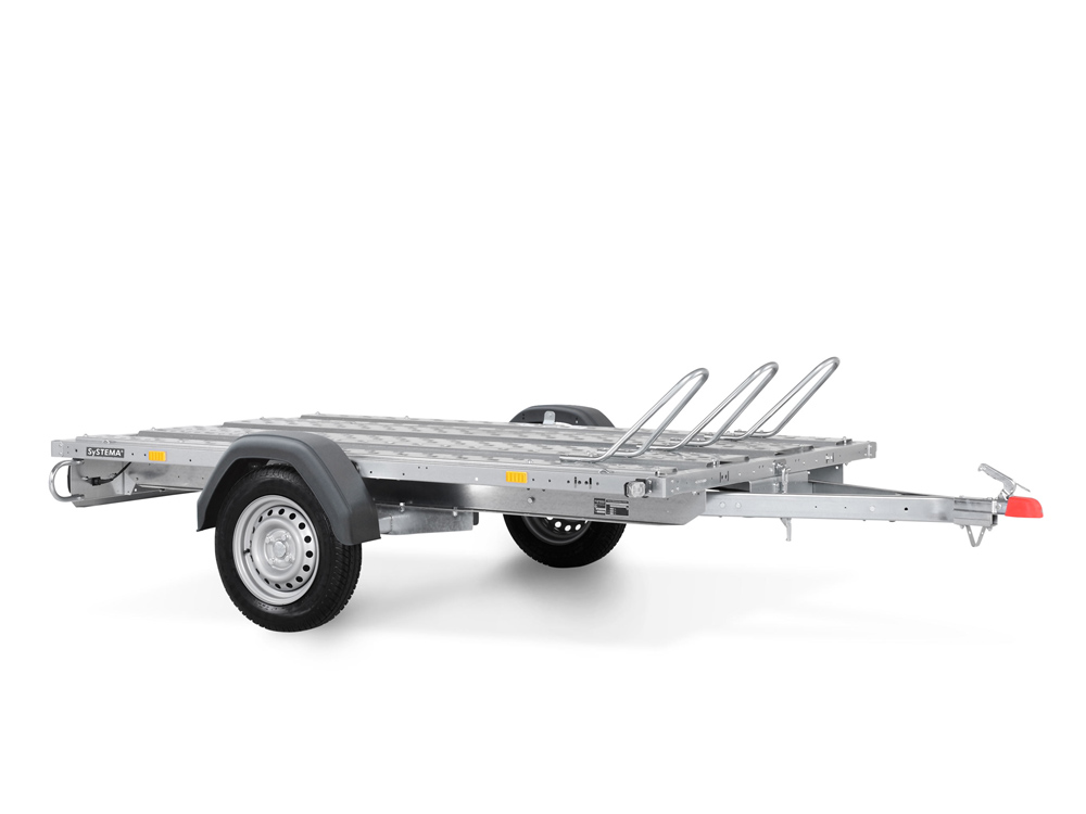 STEMA STM O1 7.5-25-13.1 Rot gepulvert – Motorradtransporter