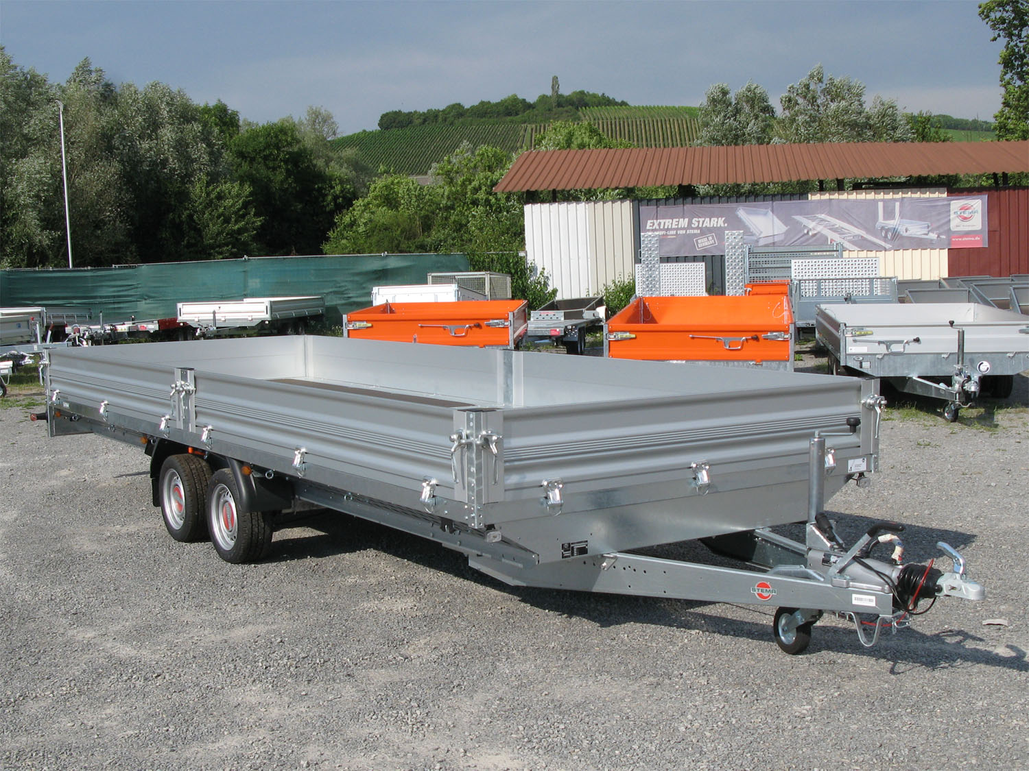 STEMA SH O2 35-62-22.2 Auffahrpaket Alu Auffahrrampen, Kurbelstützen